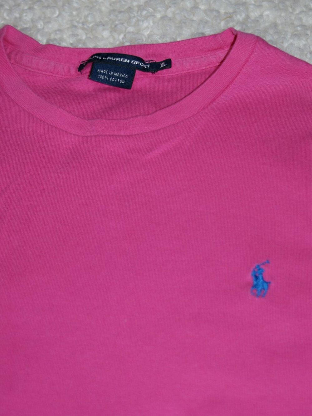 Ralph Lauren Hot Pink Long Sleeve T-Shirt - XL - EUC - Picture 7 of 10